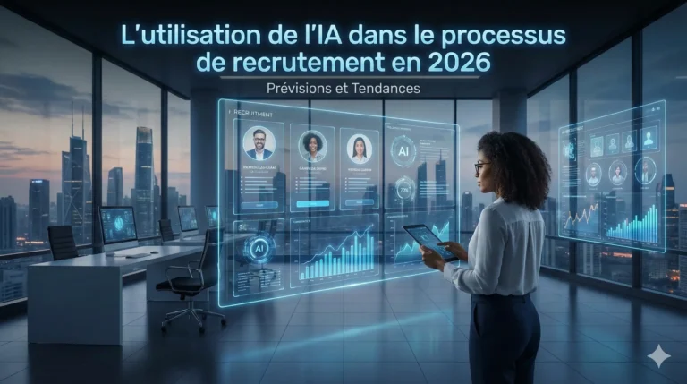 L'IA dans le recrutement : Votre guide pour comprendre et réussir en 2026 % L'IA dans le recrutement, guide complet et exemples concrets en 2026